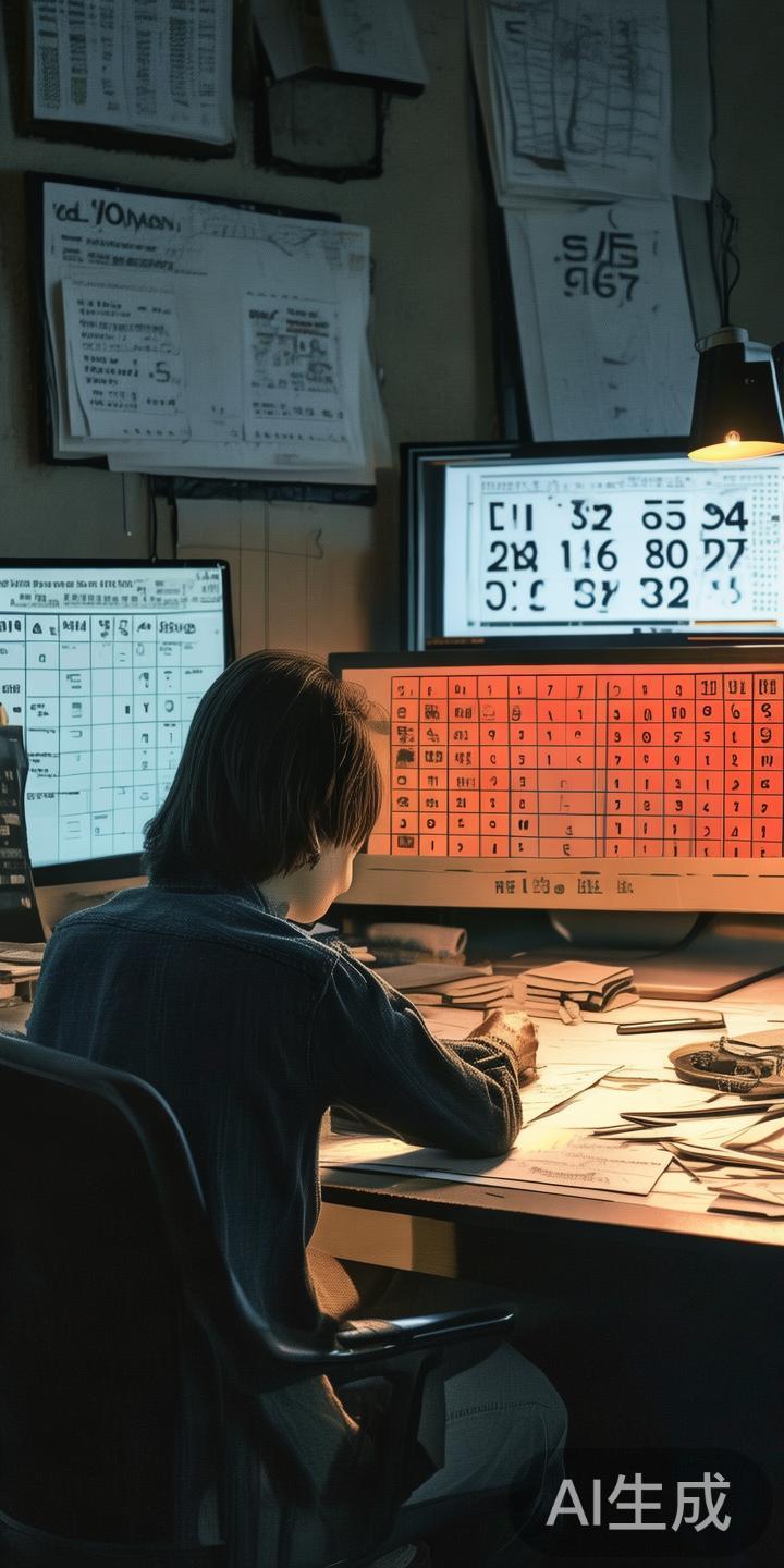 通过案例分析，假设某期冷热号码分布明显，比如某些号